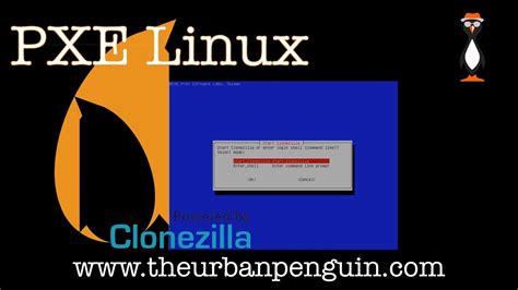 clonezilla live on pxe